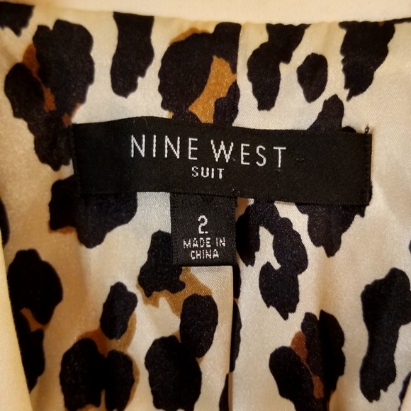 Nine West Suit Leopard & Cream Jacket - Picture 2 of 5